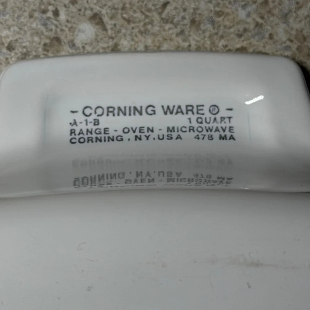 Set of Vintage Corning Ware Wildflower Square Casserole Dishes